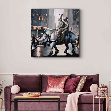 In Love in New York (Original Painting)