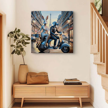 In Love in Paris (Original Painting)