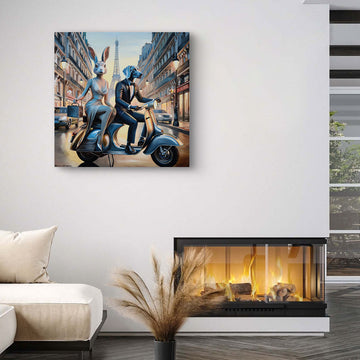 In Love in Paris (Original Painting)