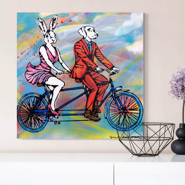 It Takes Two to Make the Journey (Original Painting)