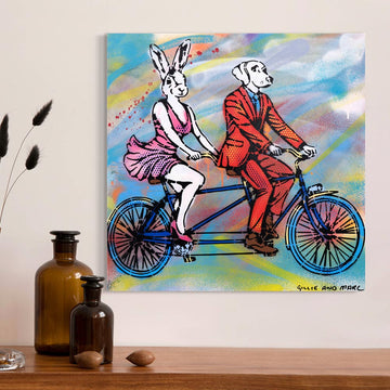 It Takes Two to Make the Journey (Original Painting)