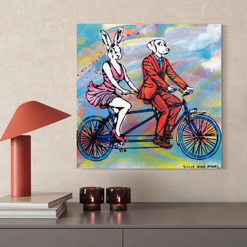 It Takes Two to Make the Journey (Original Painting)