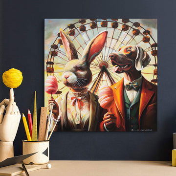 It Was Love at First Bite (Original Painting)