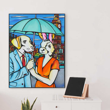 It Was Raining Love (Original Painting)