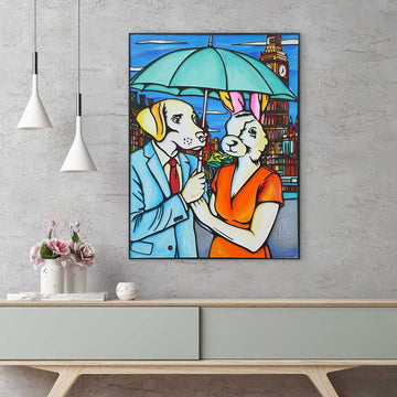 It Was Raining Love (Original Painting)