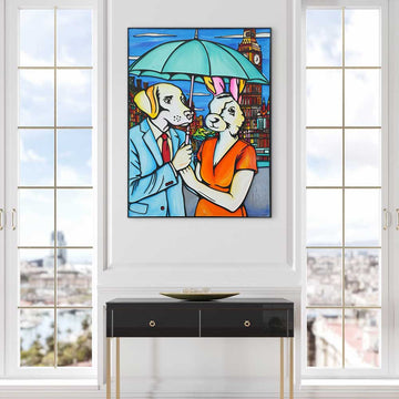 It Was Raining Love (Original Painting)