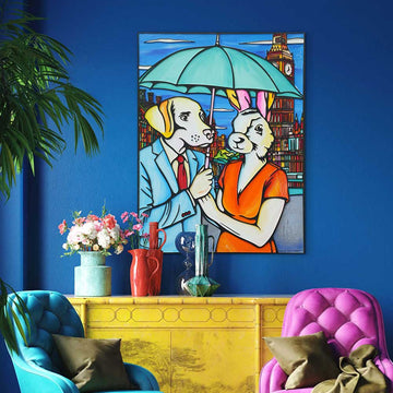 It Was Raining Love (Original Painting)