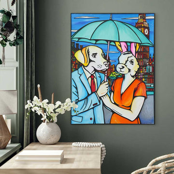 It Was Raining Love (Original Painting)