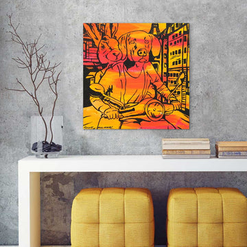 It Was a Day They Would Live Over and Over (Original Painting)