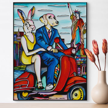 It Was a Ride They Would Never Forget (Original Painting)