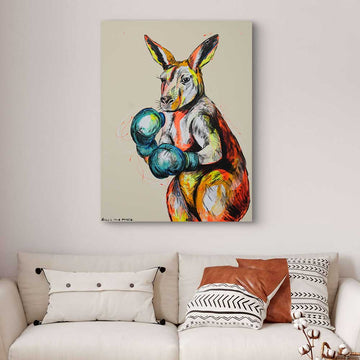 Kangaroo Knockout (Original Painting)