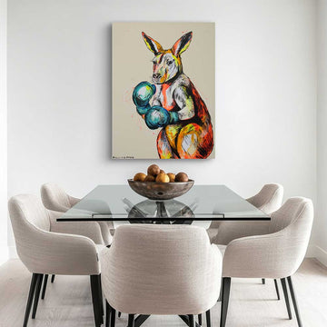 Kangaroo Knockout (Original Painting)