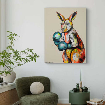 Kangaroo Knockout (Original Painting)