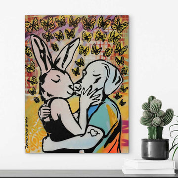 Kiss Me Crazy (Original Painting)