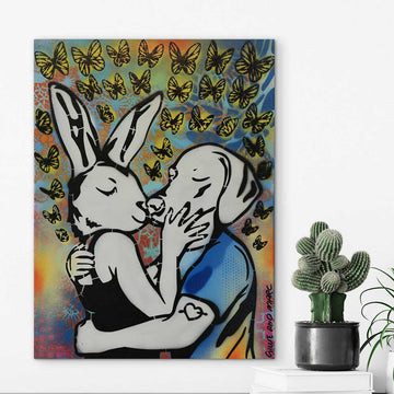 Kiss Me and Never Stop (Original Painting)