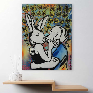 Kiss Me and Never Stop (Original Painting)