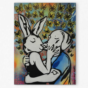 Kiss Me and Never Stop (Original Painting)