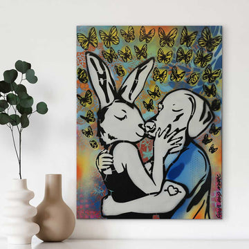 Kiss Me and Never Stop (Original Painting)