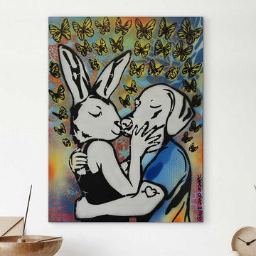 Kiss Me and Never Stop (Original Painting)