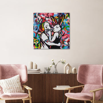 Kiss and Make Up (Original Painting)