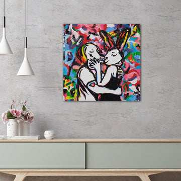 Kiss and Make Up (Original Painting)
