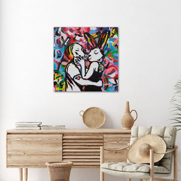 Kiss and Make Up (Original Painting)