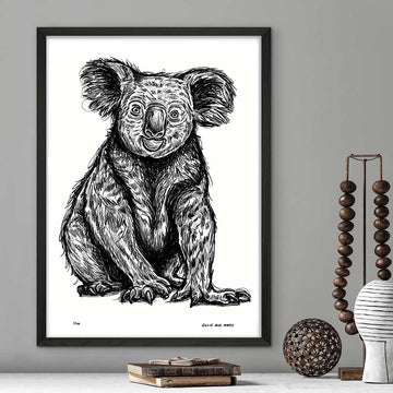 Koala Lives Forever (Giclee Canvas Print)