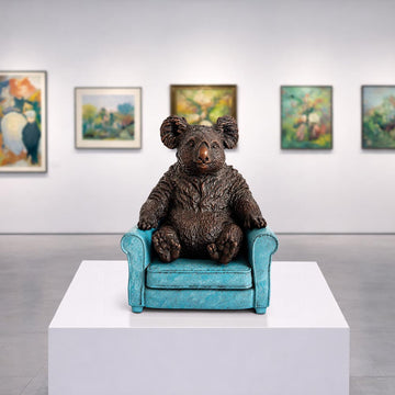 Koala Was Invited to Stay (Bronze Sculpture, Small)