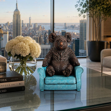 Koala Was Invited to Stay (Bronze Sculpture, Small)