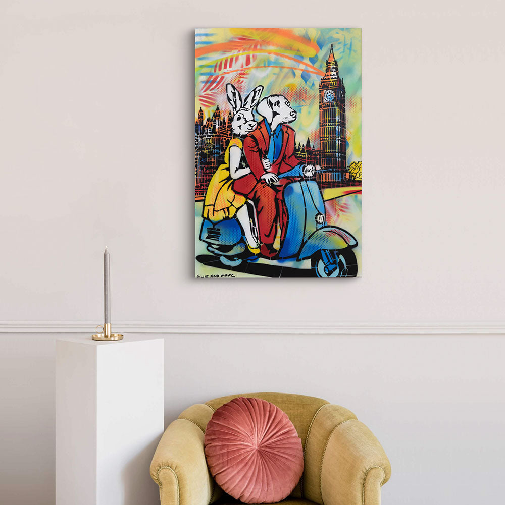 London Calling (Original Painting) – Gillie and Marc®
