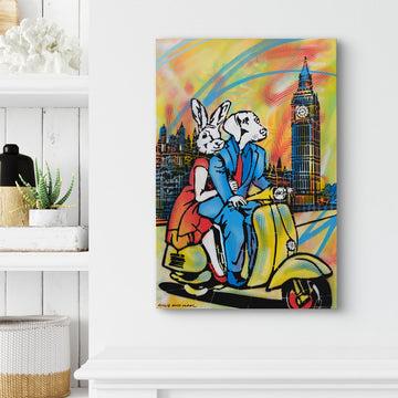 London in the Fast Lane (Original Painting)