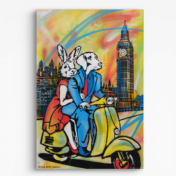 London in the Fast Lane (Original Painting)