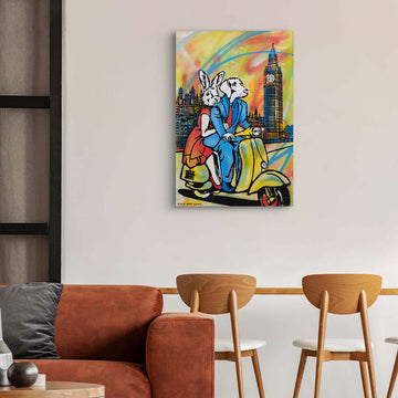 London in the Fast Lane (Original Painting)