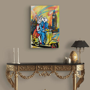 London in the Fast Lane (Original Painting)