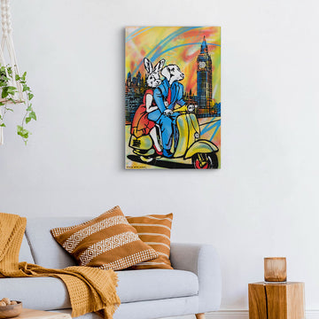 London in the Fast Lane (Original Painting)