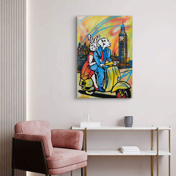 London in the Fast Lane (Original Painting)