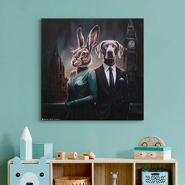 Late Night in London (Original Painting)