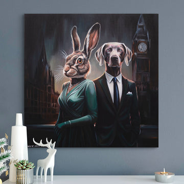 Late Night in London (Original Painting)