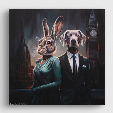 Late Night in London (Original Painting)