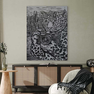Leopard In New York (Original Painting)