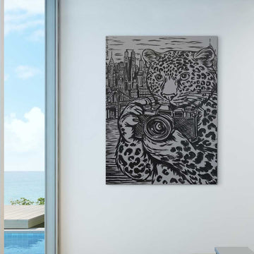 Leopard In New York (Original Painting)