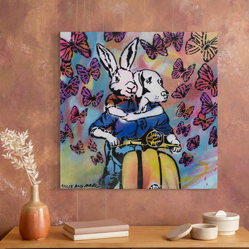 Life is a Vespa (Original Painting)