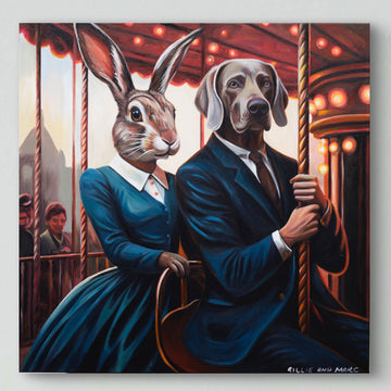 Life Was One Big Circle (Original Painting)