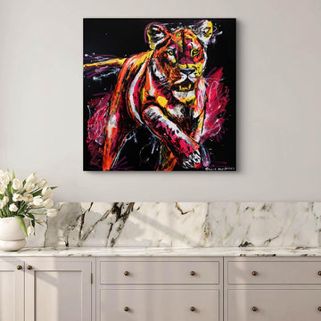 Lioness of Adventure (Original Painting)