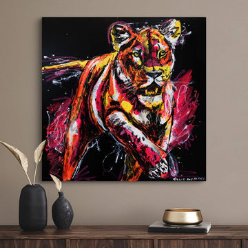 Lioness of Adventure (Original Painting)