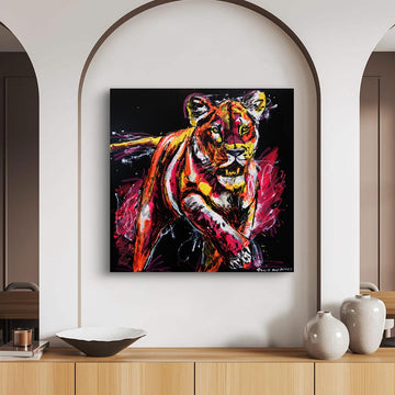 Lioness of Adventure (Original Painting)