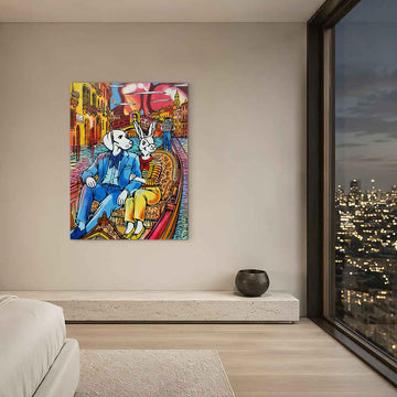 Little Romance in Venice (Original Painting)