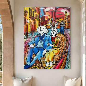 Little Romance in Venice (Original Painting)
