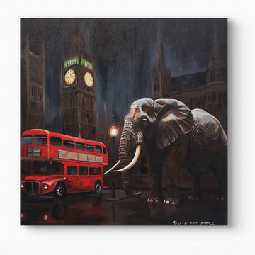 London Elephant (Original Painting)