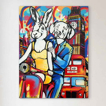 London Here We Come (Original Painting)